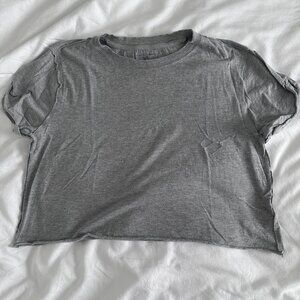 Free People We The Free Medium Gray T-Shirt The Perfect Tee*